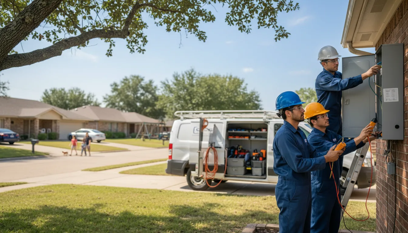 Certified electrician providing emergency electrical services in Eckerty, IN
